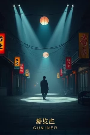 《盐渍月光》封面，盐田夜景与倒映的月亮